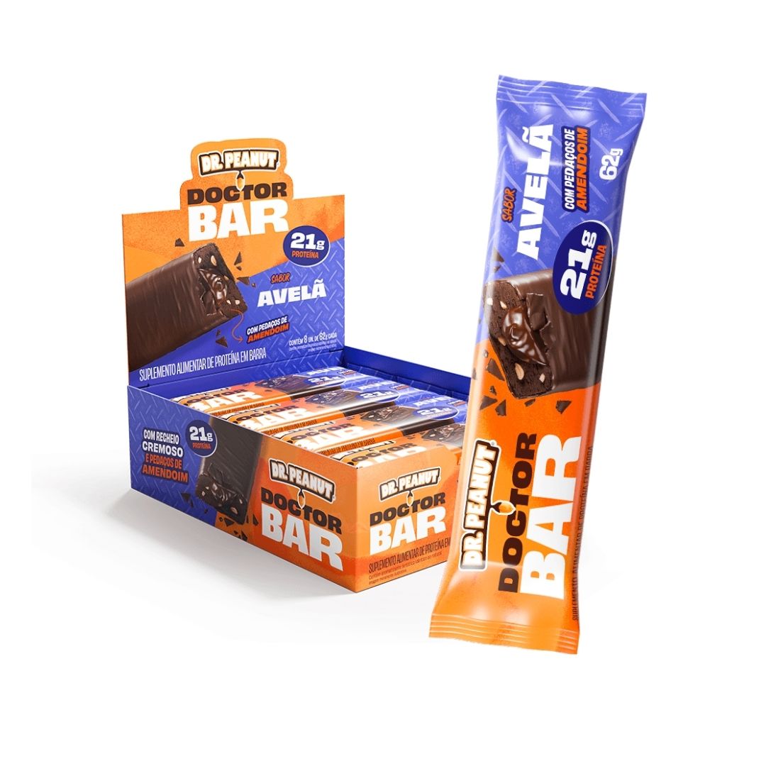Barra de proteína Dr peanut - Avelã 21g