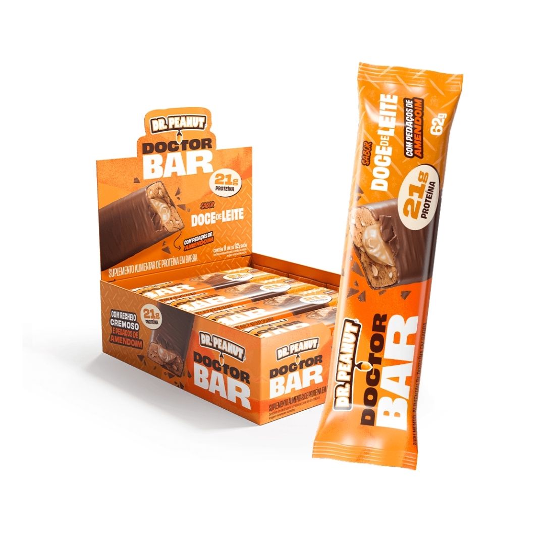Barra de proteína Dr peanut - Doce de leite 21g