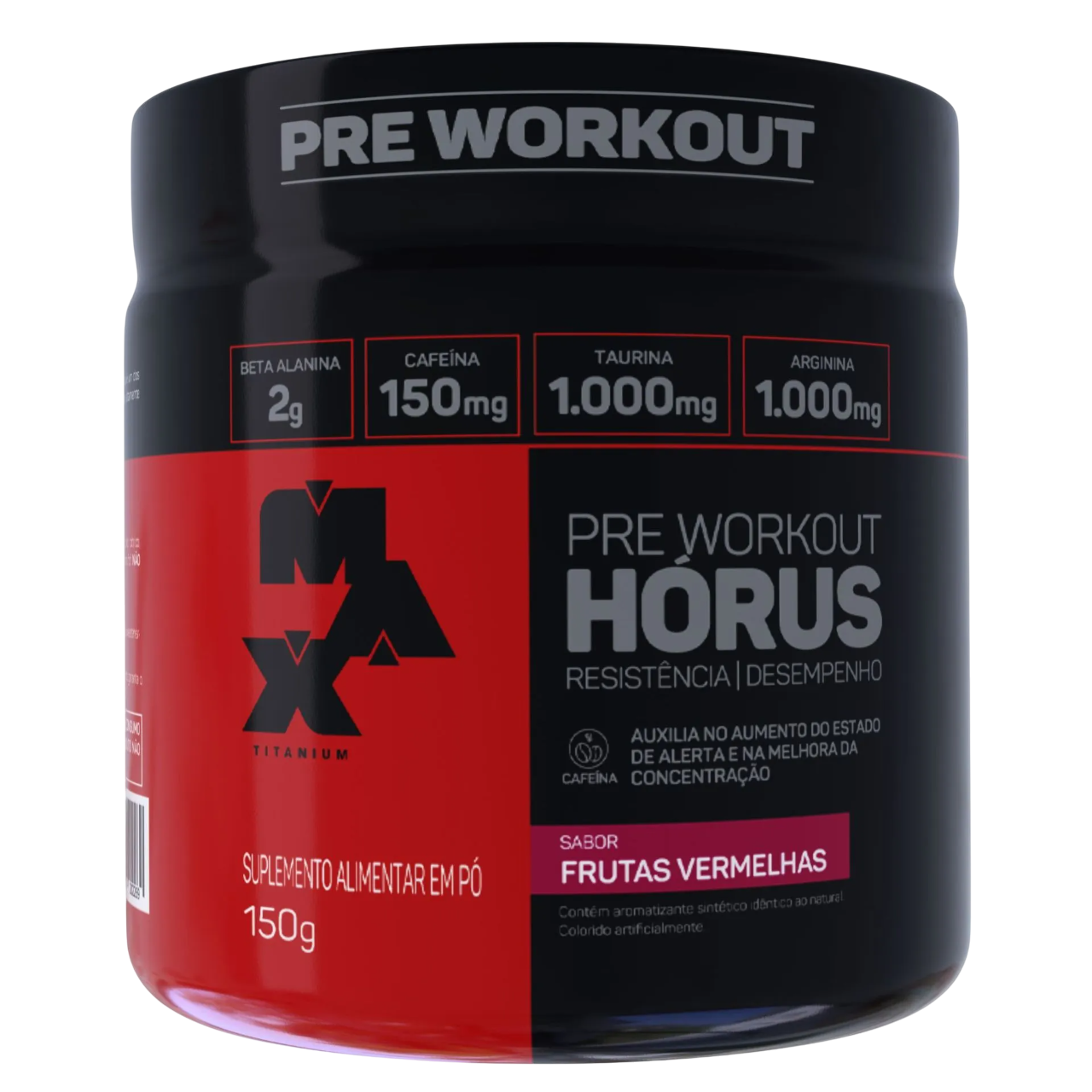 Horus Max titanium Frutas vermelhas 150g